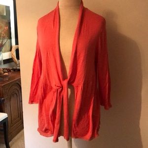 Nic + Zoe Coral sweater